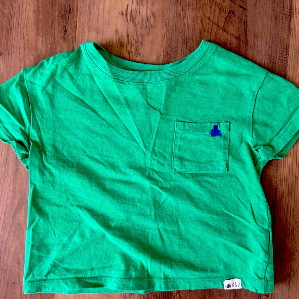 GAP Green Short Sleeve Tee Casual Cotton